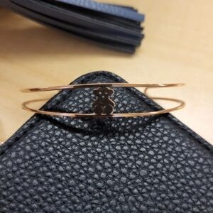 Rose Gold Bear Bangle